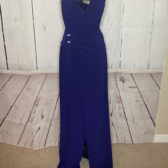 Elegant Navy Blue Dress - Picture 10 of 13